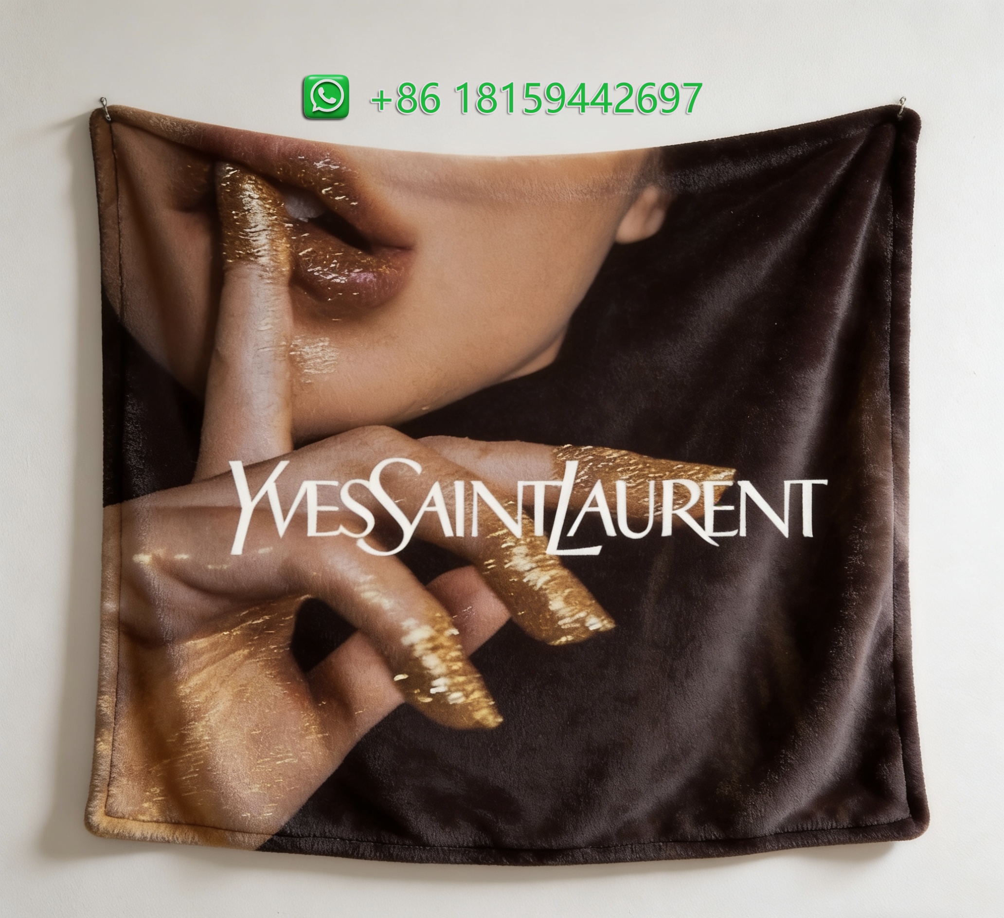 Yves Saint Laurent Throw Blankets
